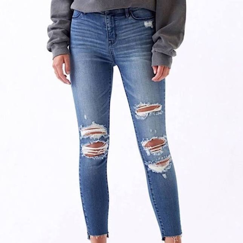 High Rise Ankle Jeggins